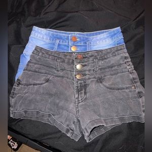 2 Pairs Women’s Summer Jean Booty Shorts